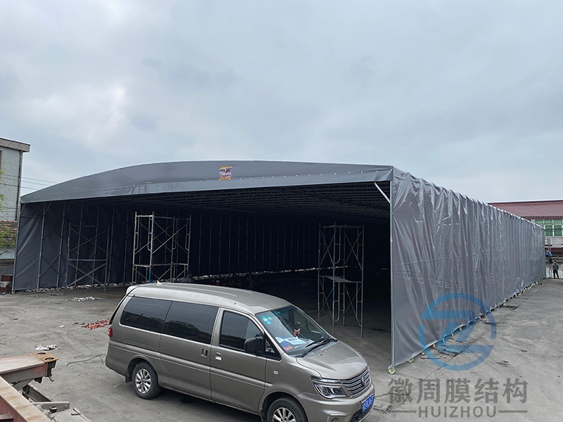 移动推拉雨篷