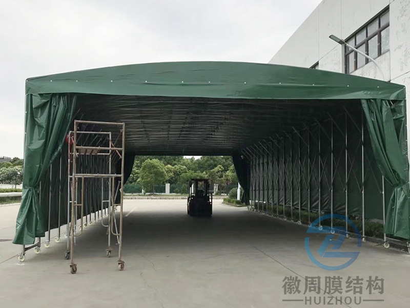 移动推拉雨篷
